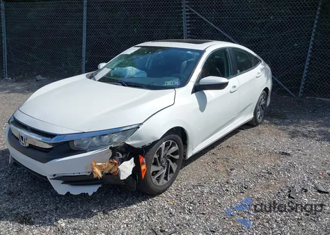 2016 Honda Civic Ex from USA, damaged, VIN 2HGFC2F74GH567322